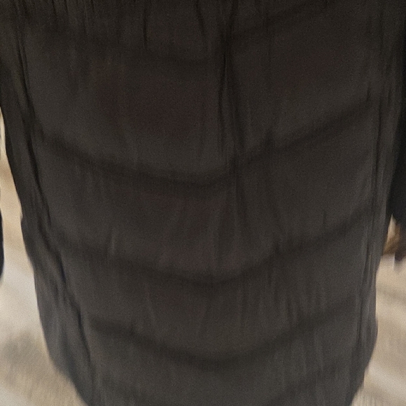 Calvin Klein Shiny Silver Puffer Coat - Picture 6 of 10